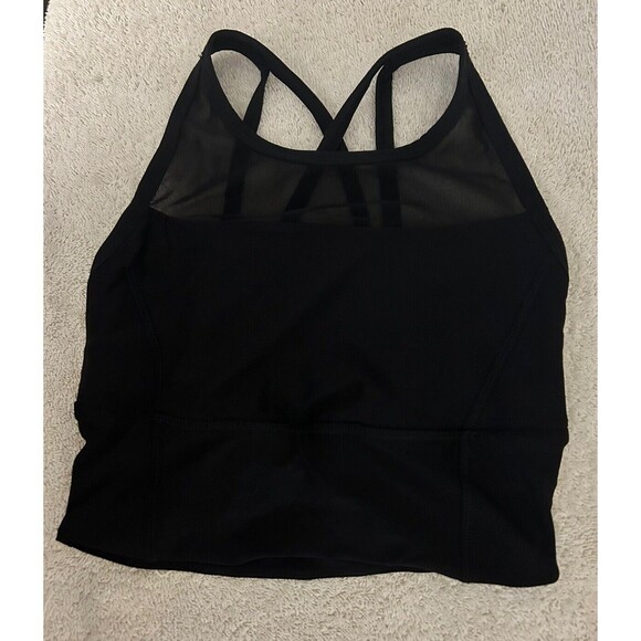 X by Gottex Support Sports Bra XS Black Mesh Back Criss Cross Straps 00027 - Picture 1 of 10